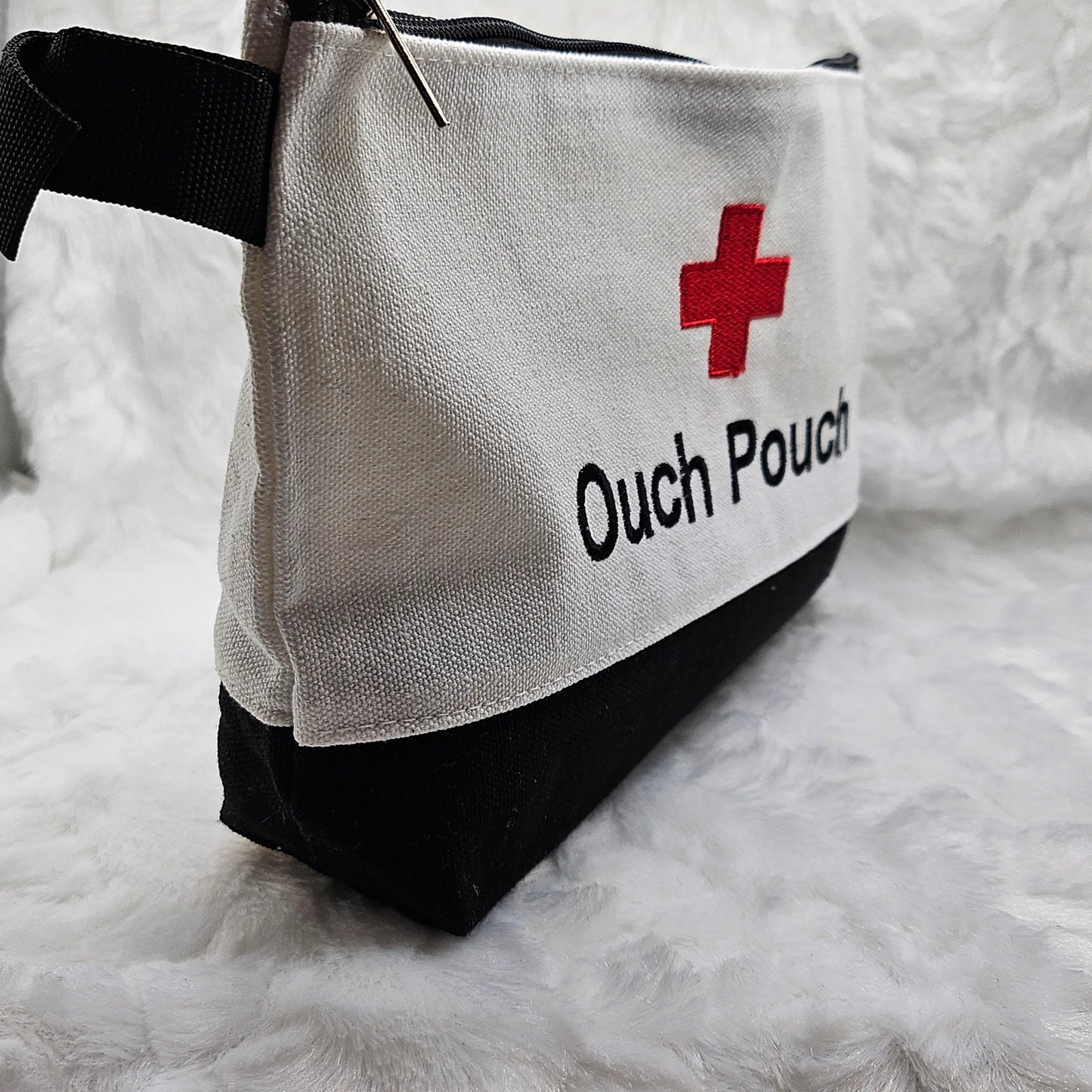Ouch Pouch, Red Cross, Zipper Pouch