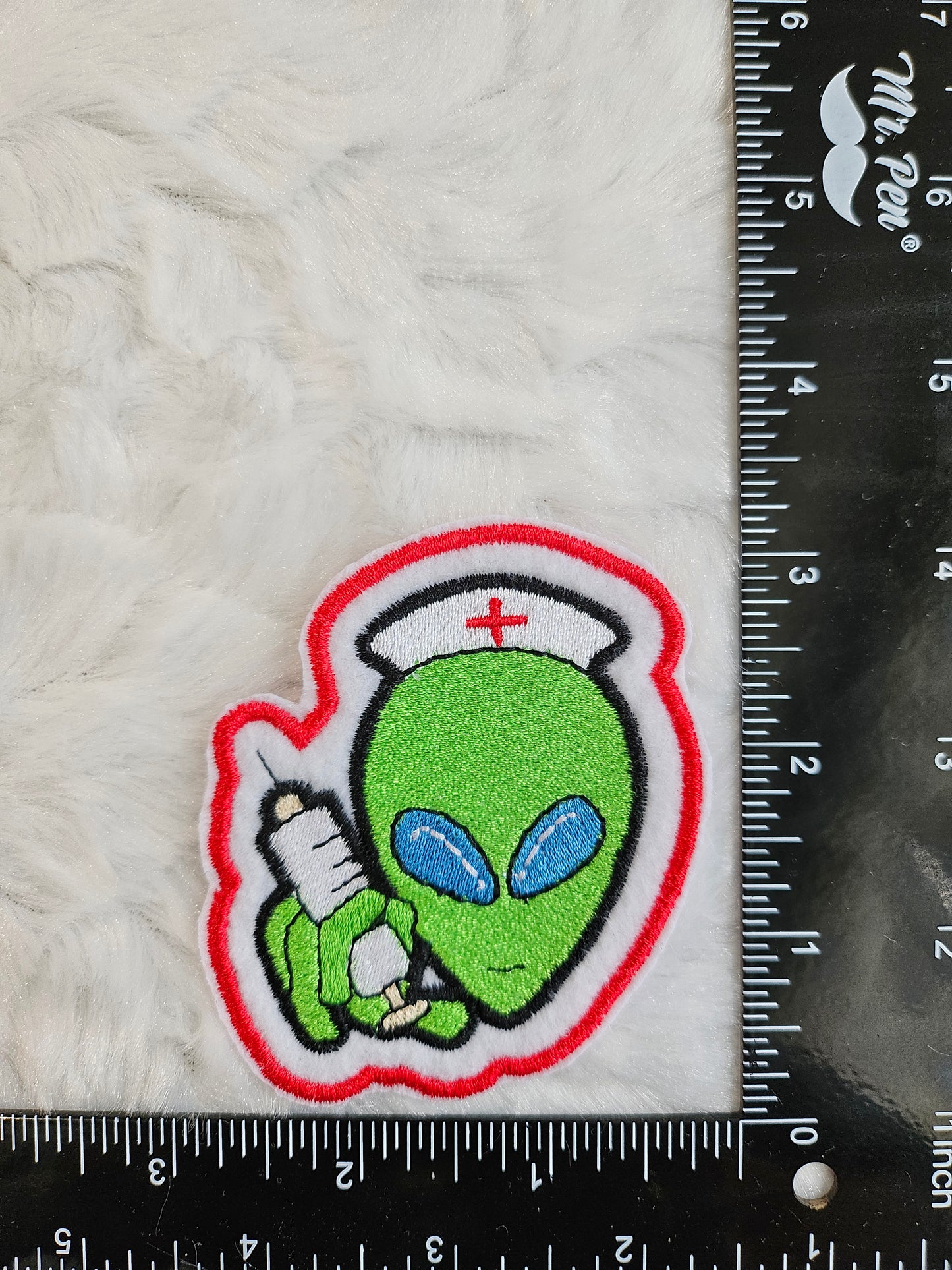 Male Alien Nurse Patch