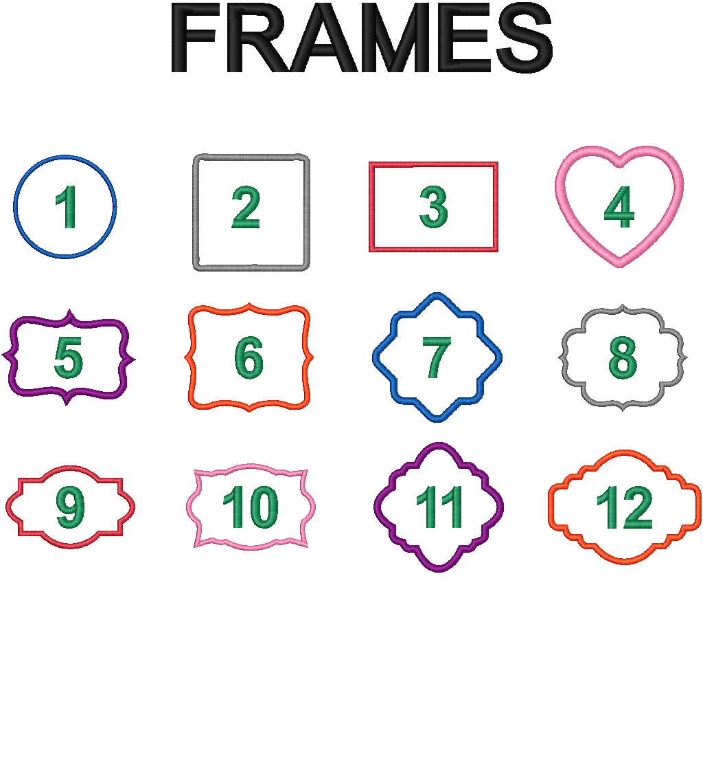 Personalized Monogram Patches - FRAMED