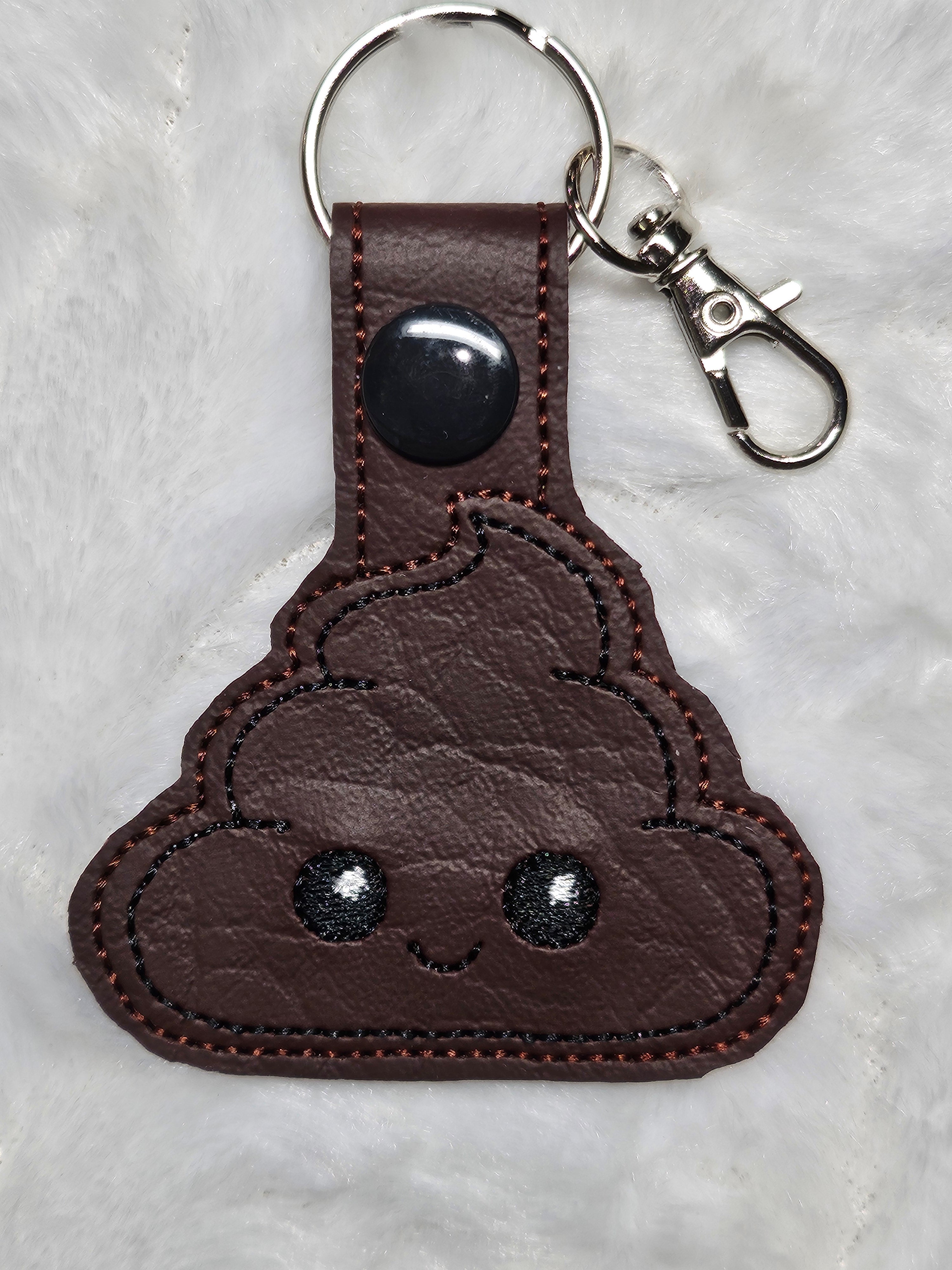 Poop Keychain – Lou's Stitch Embroidery