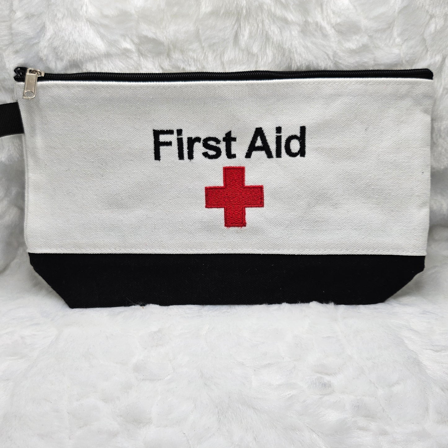 First Aid, Red Cross, Zipper Pouch