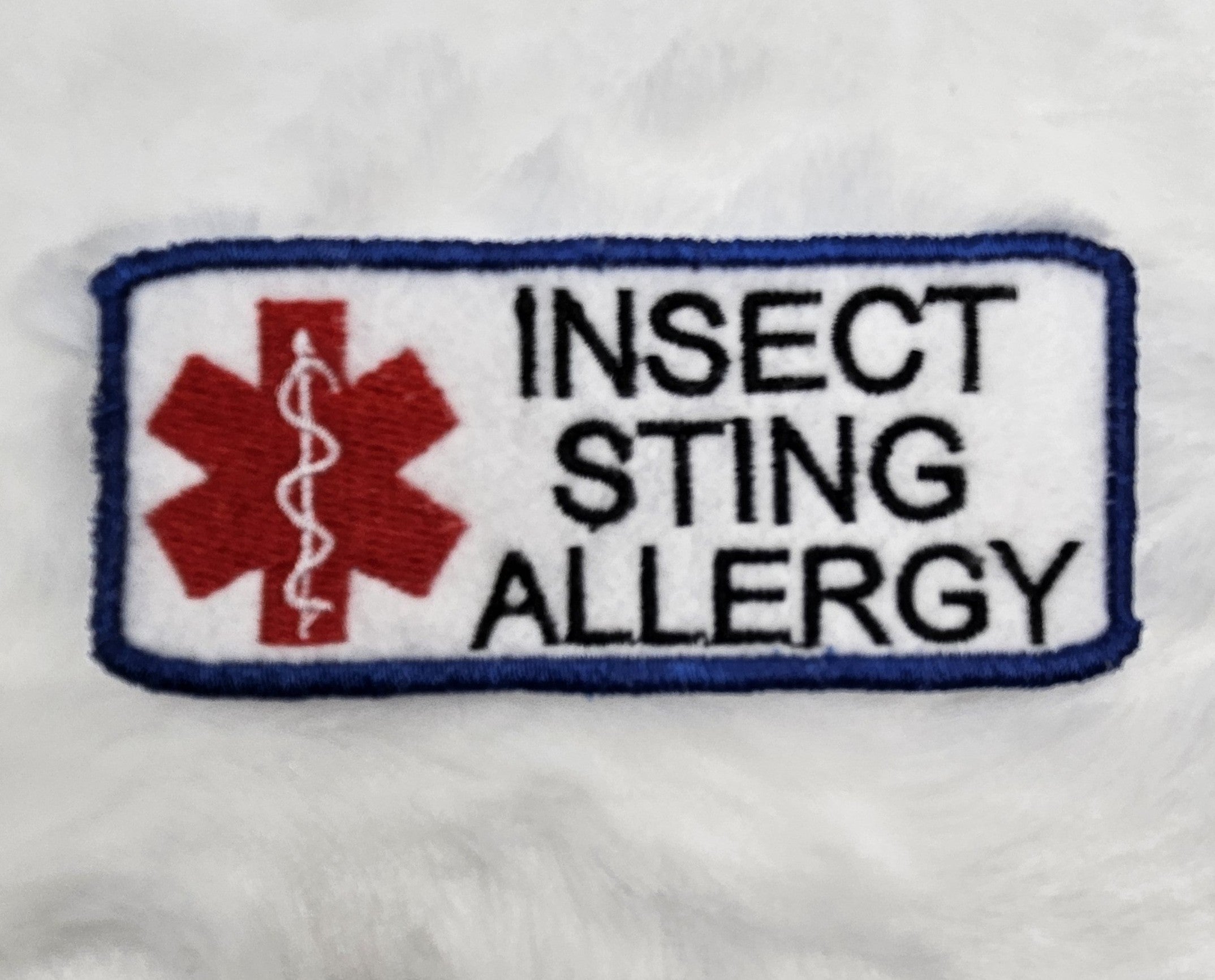 Lou's Insect Insect Sting Allergy Medical Alert Patch – Lou's Stitch Embroidery
